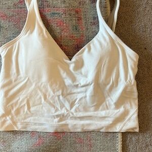 lululemon white align tank size 6